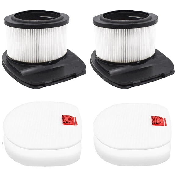 IZ362H Filter Replacement for Shark Rocket Pet Pro IZ162H IZ362H IZ440H IZ462H Vacuum,2 HEPA Filter 4 Pack Foam & Felt Filter, Part XHF161H,617FJ140