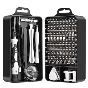 IZERS 115 in 1 Precision Screwdriver Set with Torx & Tri-wing Bits - Mini Repair Tool Kit for Electronics, iPhone, MacBook, PC, Laptop, Gaming Consoles (PS5, XBOX), RC, Glasses - Ideal Gift for Men