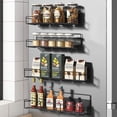 thumbnail image 1 of IZEYNO 4 Pack Magnetic Spice Rack for Refrigerator, Side of Fridge Storage Shelves, Kitchen Shelf Organizer, 1 of 8