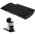 thumbnail image 1 of IZEYNO Coffee Maker Trays, 12'' Kitchen Caddy Sliding Mat, Under Cabinet Appliance Moving Slider, Black, 1 Pack, 1 of 5