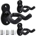 thumbnail image 1 of IZEYNO Guitar Wall Mount Wall Hanger 3 Pack Guitar Style Holder Hooks Stand for Acoustic Electric Bass Ukulele Banjo Mandolin, 1 of 5