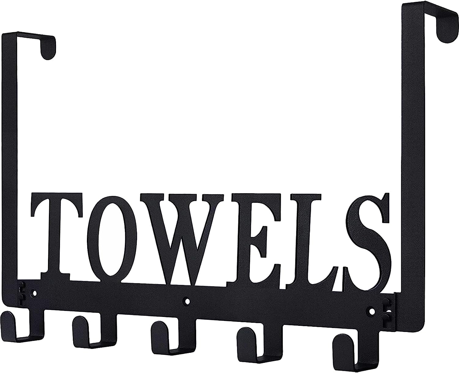 IZEYNO Detachable Towel Rack with Over-the-Door Hooks, Bath Hanger ...