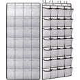 thumbnail image 1 of IZEYNO Over the Door Shoe Organizer, 28 Mesh Pockets Hanging Shoe Organizer for Closet, White, 1 Pack, 1 of 6
