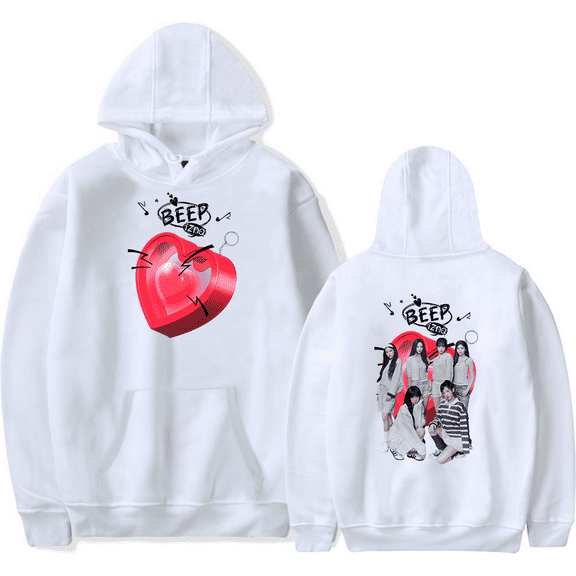 IZNA Beep Hoodie Unisex Hooded Sweatshirt Long Sleeve Tracksuit Pullover Coat