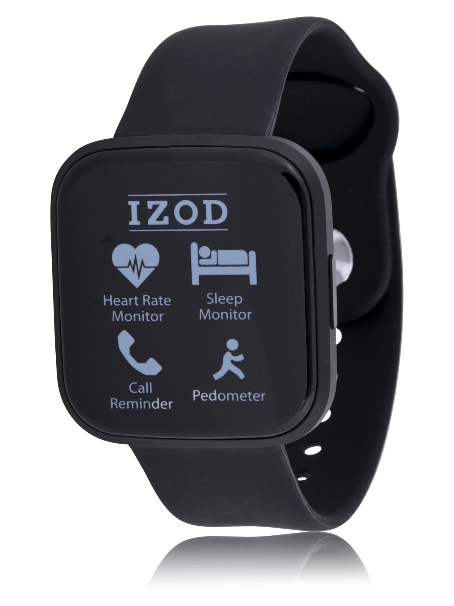 IZOD Adult Unisex Smart Watch in One Size Color Black (IZO9397BU