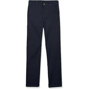 Boys 4-20 IZOD Flat Front Comfort Waistband Pants in Regular, Slim & Husky Color: Navy Size: 8
