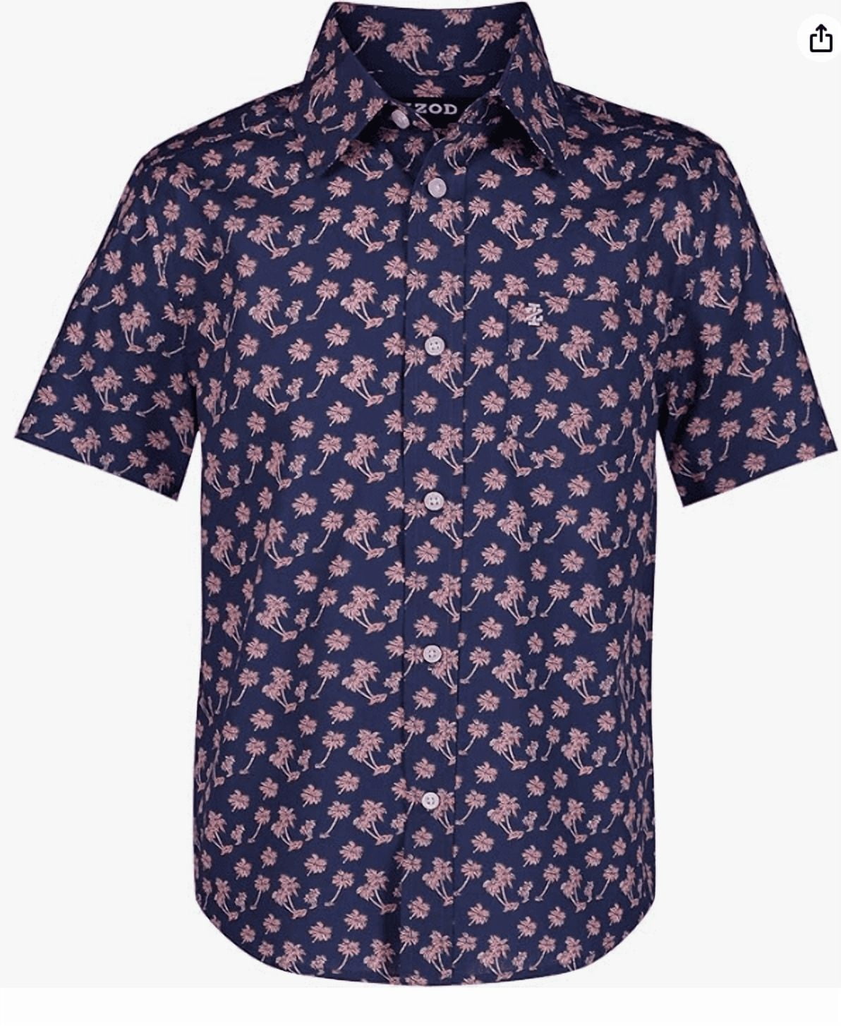izod short sleeve dress shirts Luxury S/S Button-down Shirt - Izod Sportswear - Black