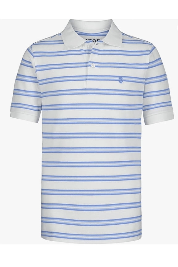 Boys' Short Sleeve Pique Polo Shirt (L)