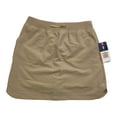 thumbnail image 1 of IZOD Girls' School Uniform Stretchable Waist Pull-On Scooter (Khaki, 16), 1 of 2