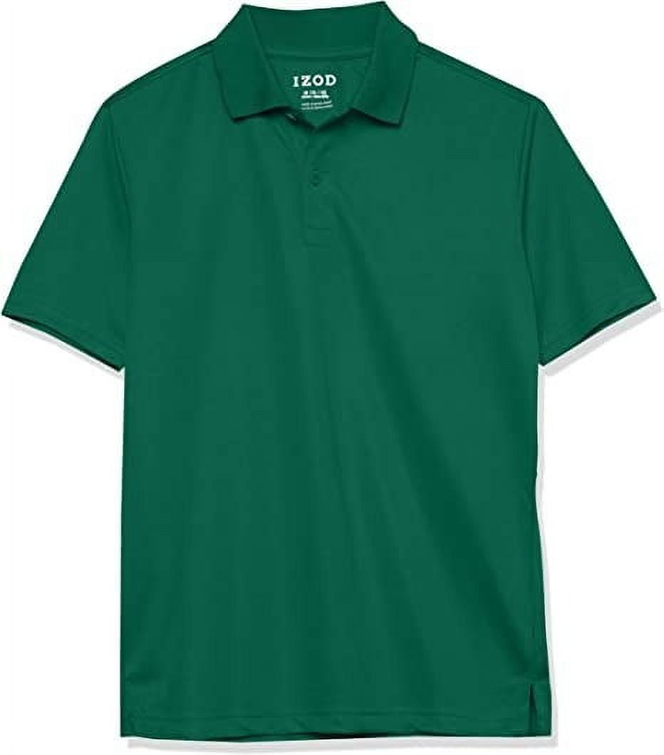 IZOD HUNTER Boys' School Uniform Short Sleeve Polo Shirt, US 4