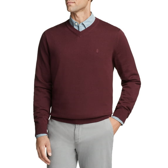 IZOD Men's 12 GG V-Neck Sweater Size S-2XL