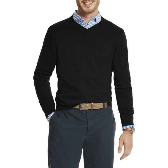 IZOD Men's 12 GG V-Neck Sweater