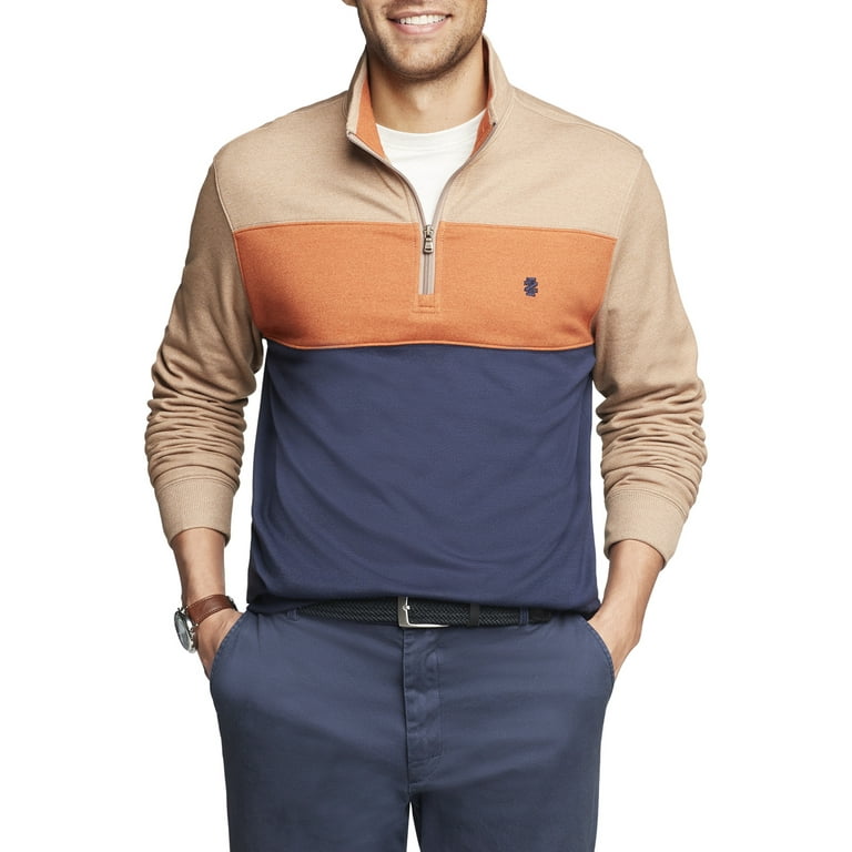 Polo Ralph Lauren Colorblock Logo Quarter Zip Sweatshirt