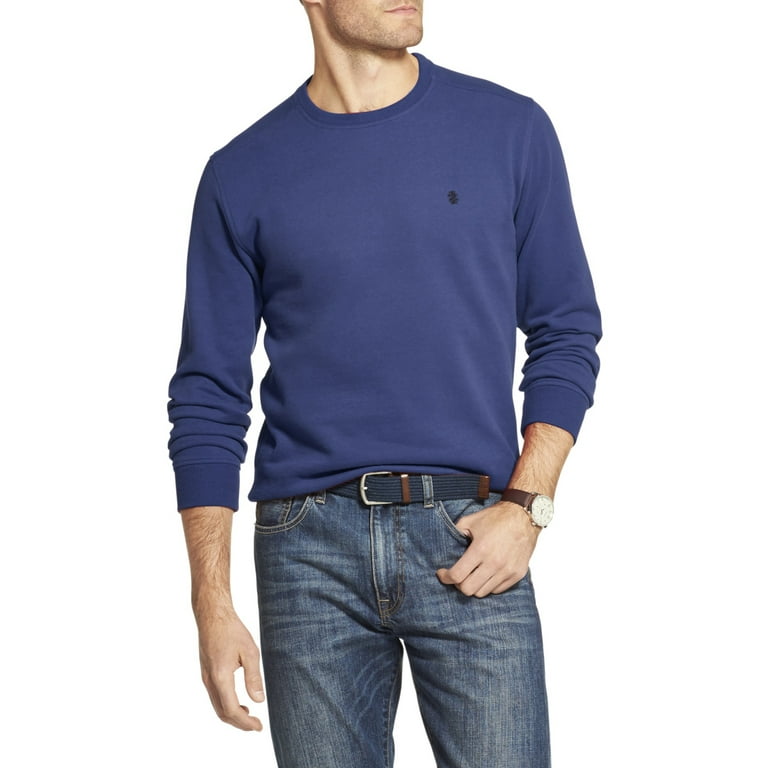 IZOD Men s Advantage Fleece Crewneck Sweatshirt Walmart