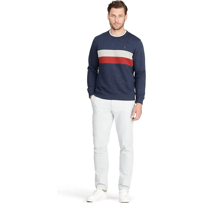 Izod crew neck sweatshirts sale