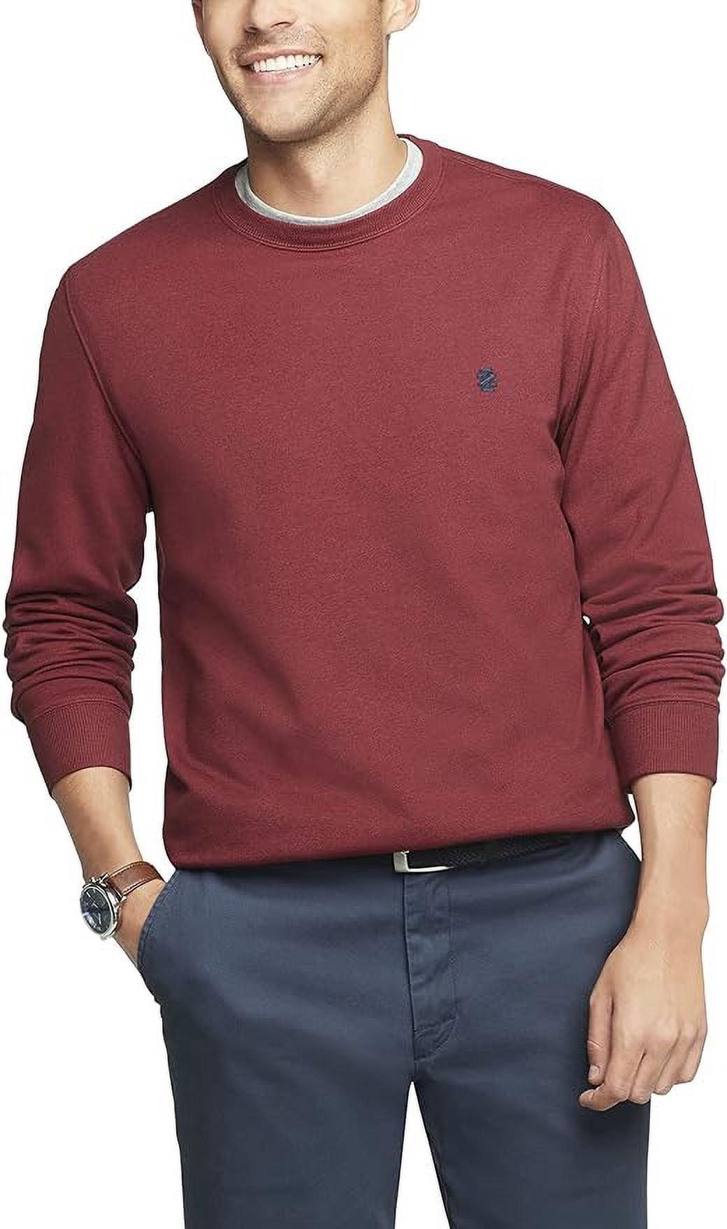 IZOD Men's Advantage Performance Crewneck Fleece Pullover Sweatshirt