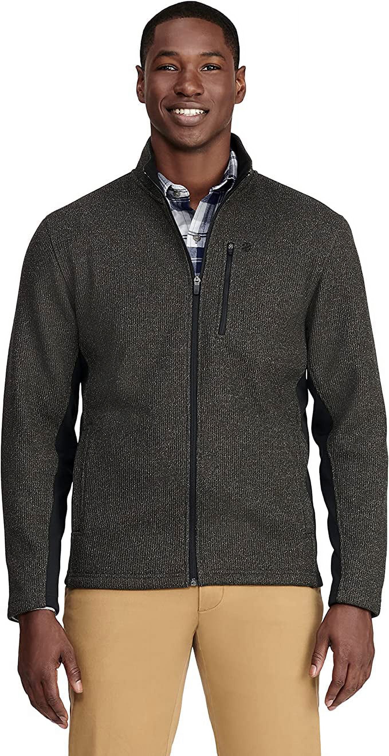 IZOD Men s Advantage Performance Full Zip Fleece Jacket Navy