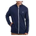 thumbnail image 1 of IZOD Men's Advantage Performance Lightweight Track Jacket,(Navy, Large), 1 of 1