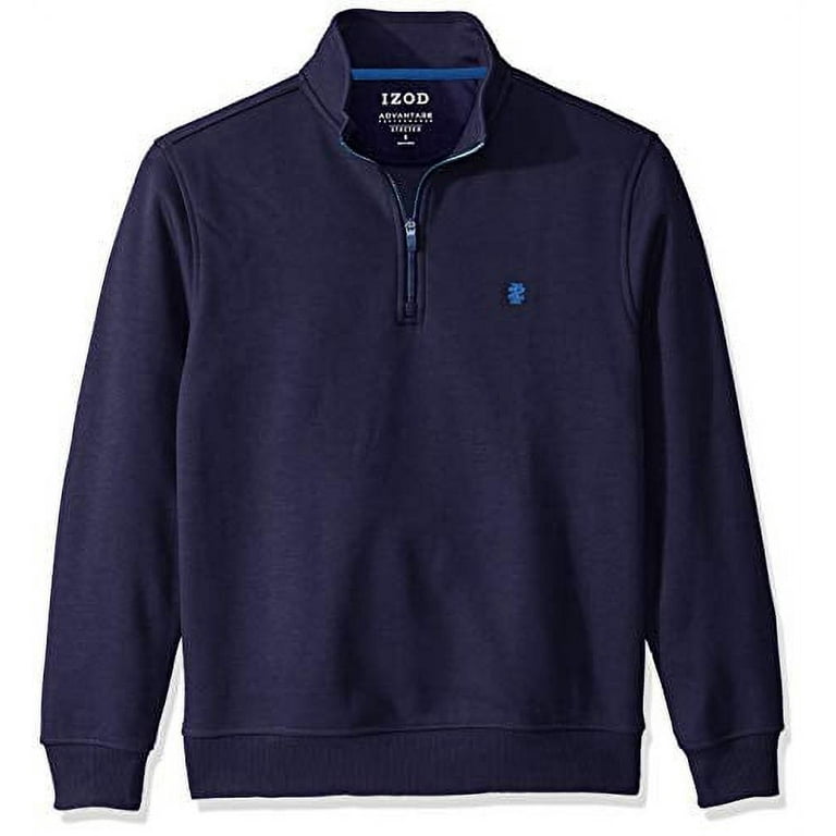 IZOD Men's Advantage Performance Quarter Zip Fleece Pullover