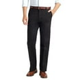 thumbnail image 1 of IZOD Men's American Chino Flat Front Straight Fit Pant, Black, 36W x 29L, 1 of 3