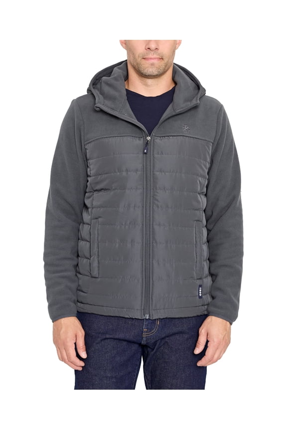 Men's & Big Men's Fleece Jacket, Up to Size 2XL