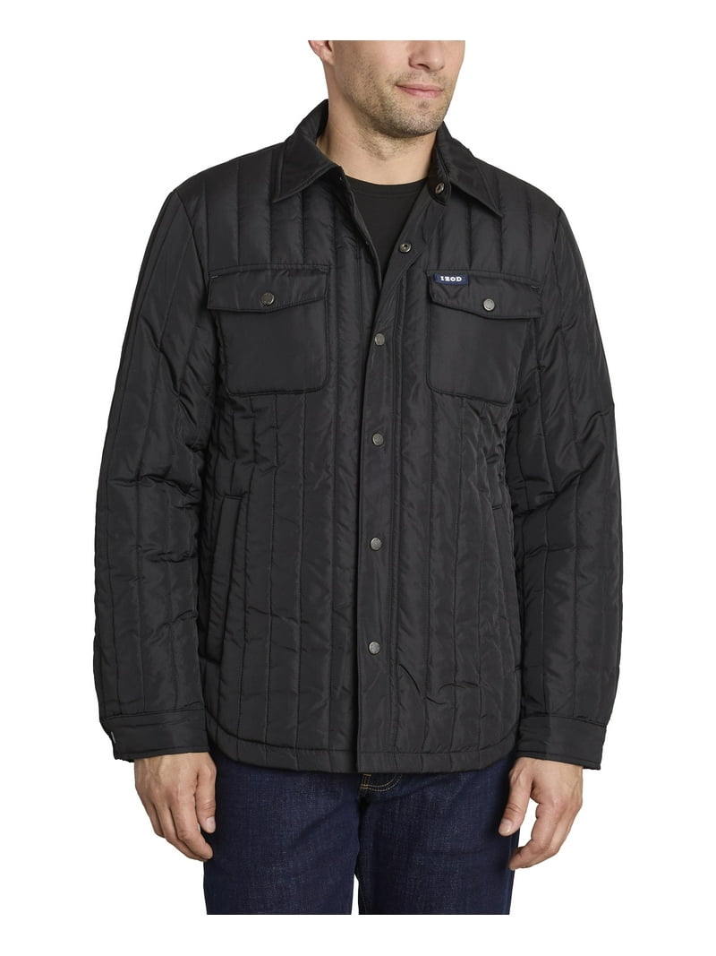 IZOD Men's & Big Men's Lightweight Poly Shirt Jacket, Up to Size