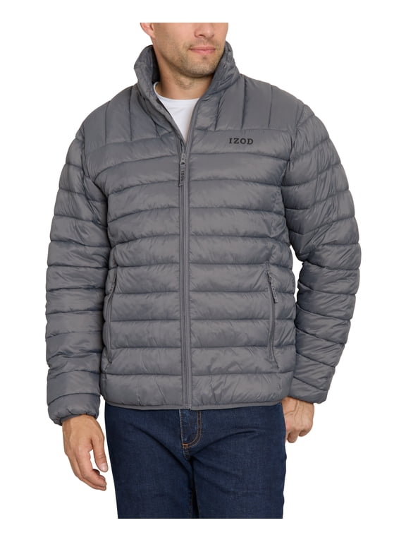 Men's & Big Men's Puffer Jacket, Up to Size 2XL