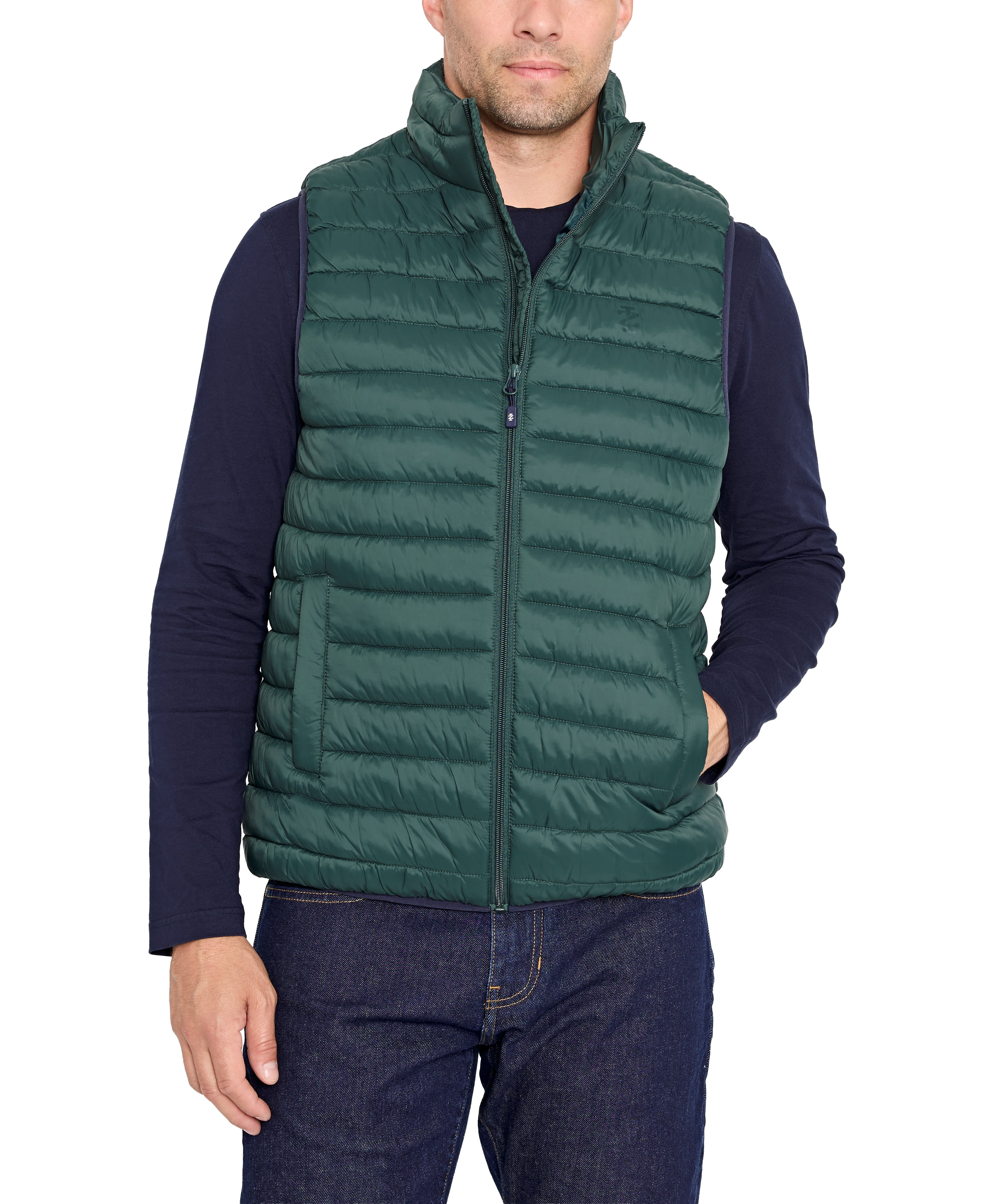 IZOD Men's & Big Men's Puffer Vest, Up to Size 2XL - Walmart.com