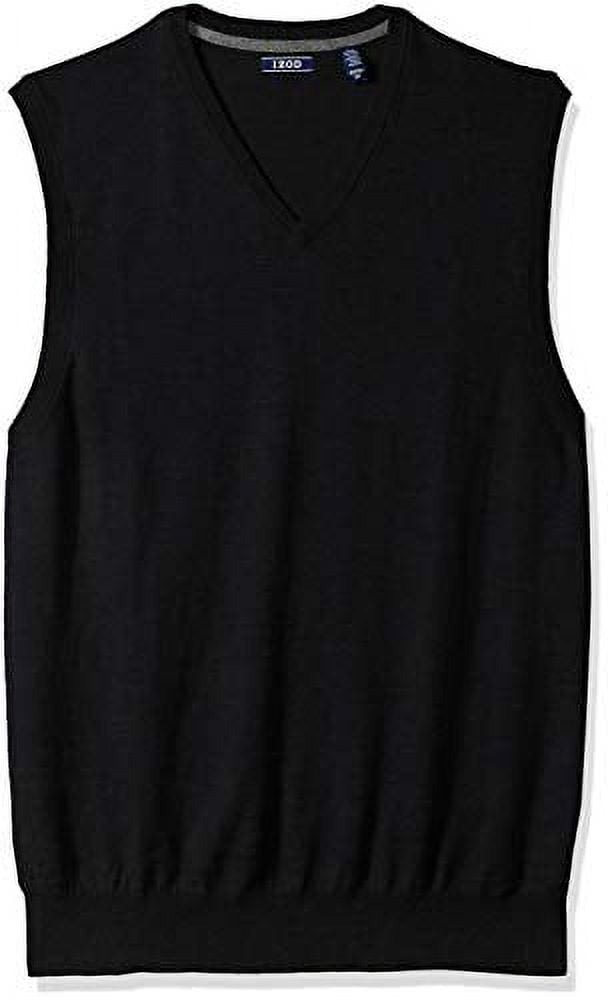 IZOD Men's Big Premium Essentials Solid V-Neck 12 Gauge Sweater