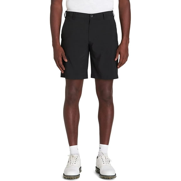IZOD Men's Big & Tall Golf 9.5" Swingflex Stretch Straight Fit Short, Black BT