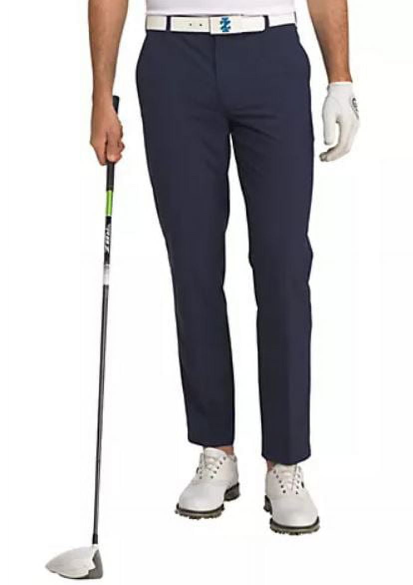 IZOD Men's Big and Tall Golf Swingflex Straight Fit Pant, Peacoat, 48W