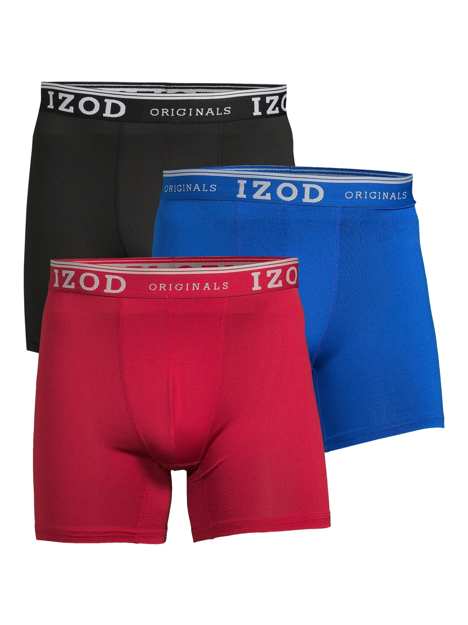 IZOD Men's Boxer Briefs, 3-Pack 