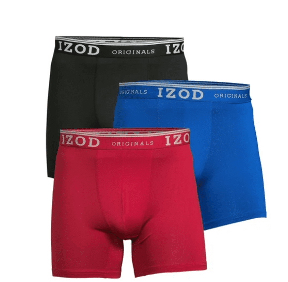 IZOD Men's Boxer Briefs, 3-Pack - Walmart.com