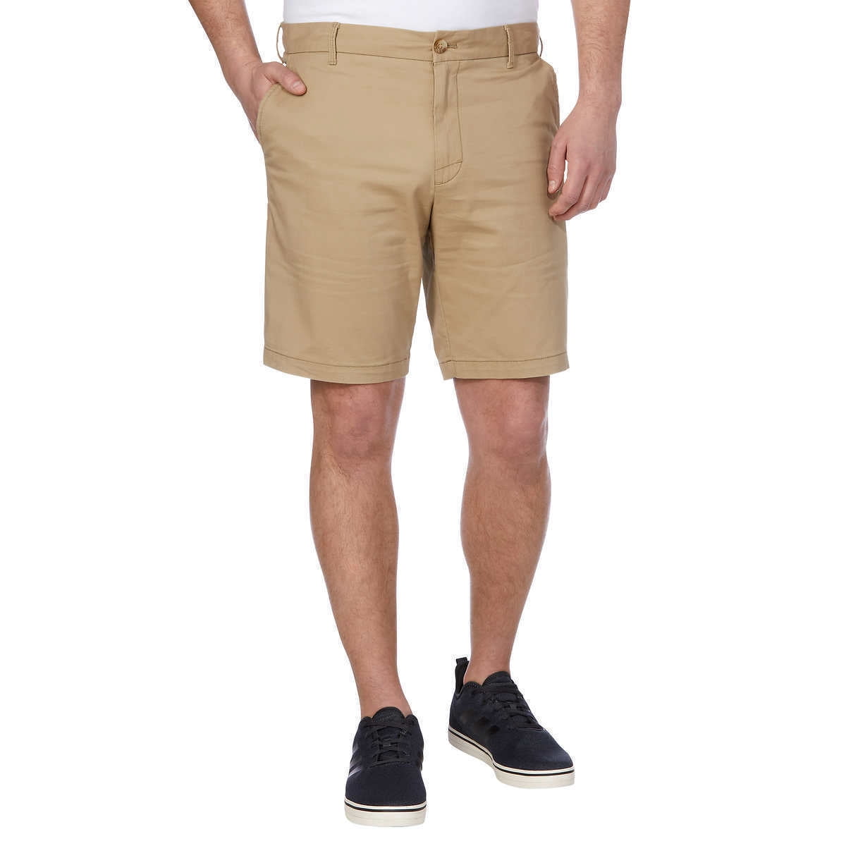 IZOD Men's Classic Saltwater Chino Short, Cedarwood Khaki PH162, 40
