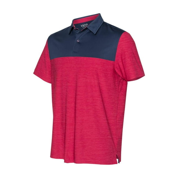 IZOD Men's Colorblocked Space-Dyed Sport Shirt