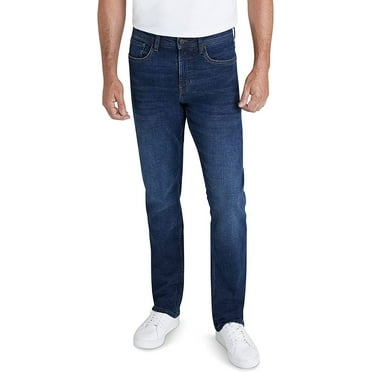 IZOD Men's Denim Jeans - Comfort Stretch Jeans - Casual Relaxed Fit Jeans for Men