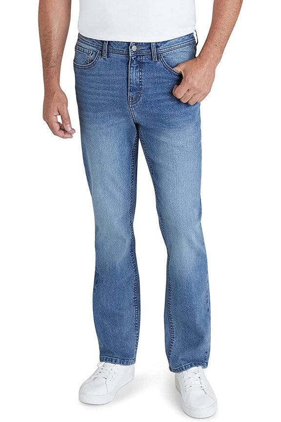 Men's Denim Jeans - Comfort Stretch Jeans - Casual Relaxed Fit Jeans for Men
