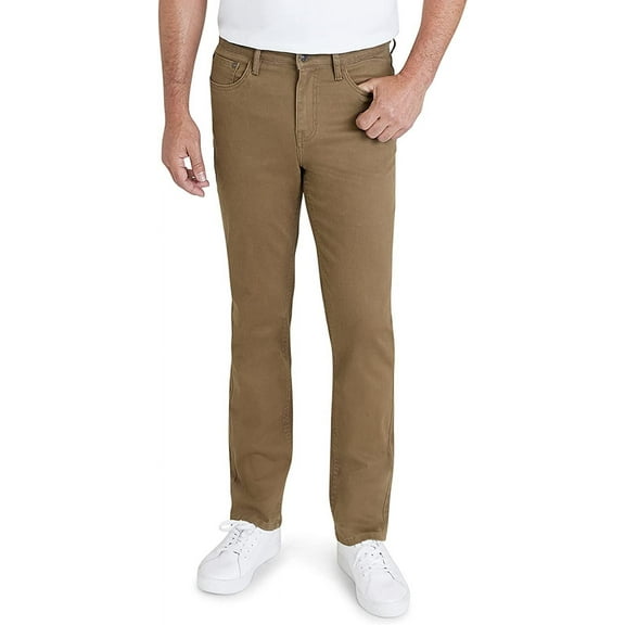 IZOD Men's Denim Jeans - Comfort Stretch Relax Fit Jeans - Casual Jeans for Men