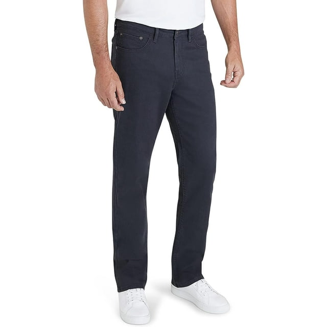 IZOD Men's Denim Jeans - Comfort Stretch Relax Fit Jeans - Casual Jeans ...