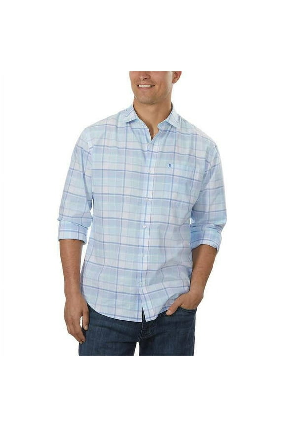 Mens Dress Shirt (Multi, 17-17.5/36-37)
