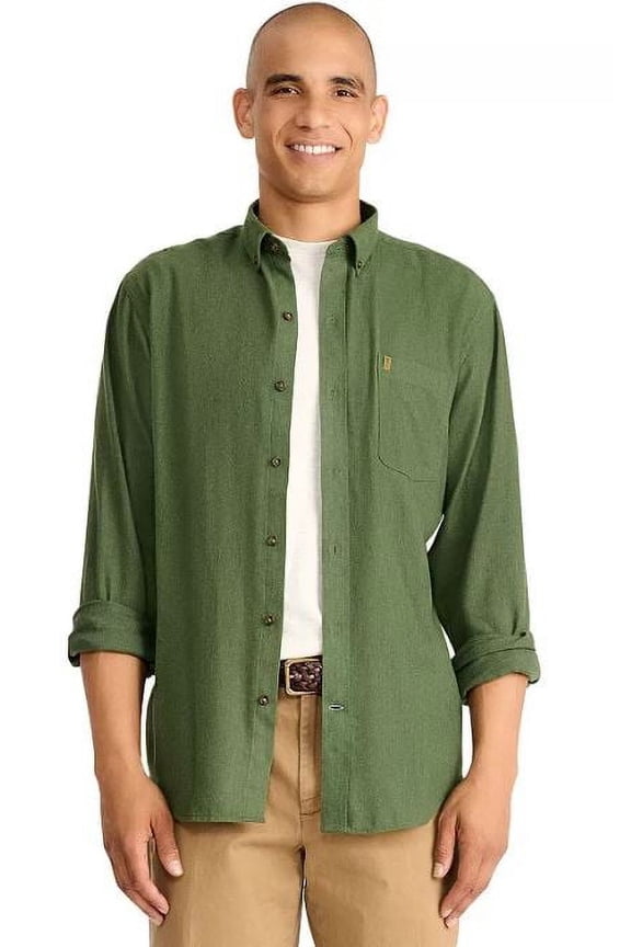 Men's Flannel Button Down Shirt, Even, 2X-Large