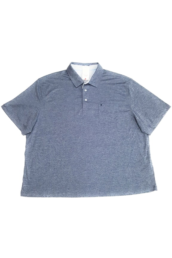 Men's Flannel Button Down Shirt, Sargasso Sea, 2X-Large