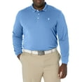 thumbnail image 1 of IZOD Men's Golf Long Sleeve Tournament Polo Shirt, Eden, X-Large, 1 of 6