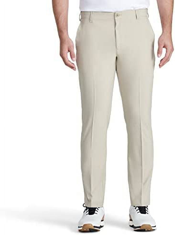 IZOD Men s Golf Swing Flex Stretch Flat Front Pant red khaki 38W X 34L Walmart