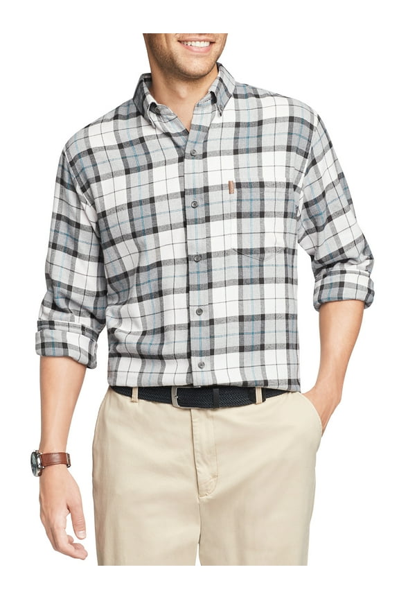 Men's Long Sleeve Plaid Button Down Flannel
