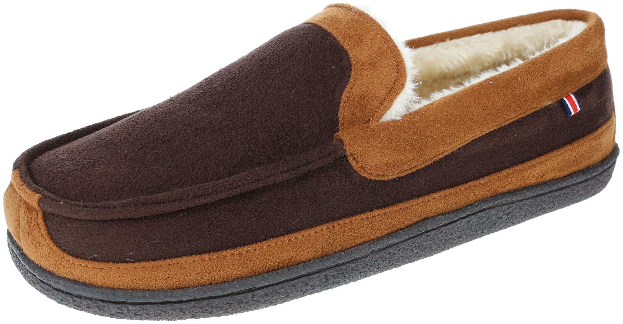 Izod Brown Moc Toe Lounge Slippers Shoes Men\'s XXL 13 - 14 IZOD Mens Size 13-14 Slippers for sale online | eBay main image 3