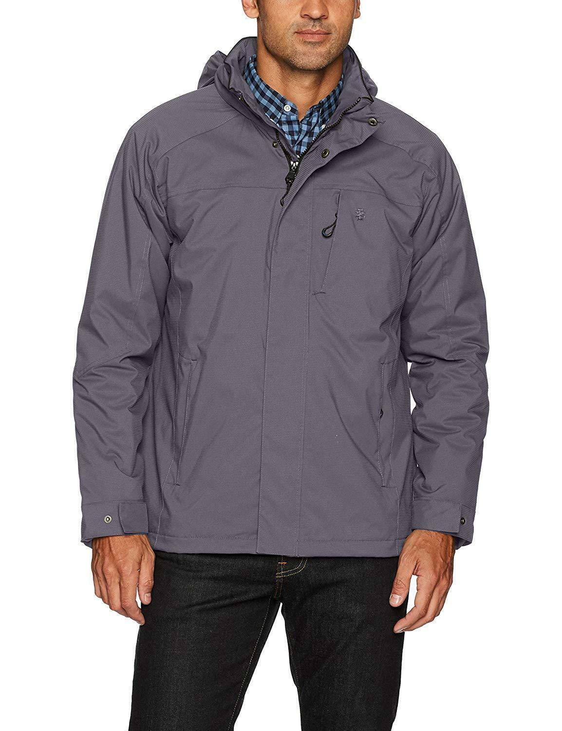 IZOD Men's Polar Fleece Lined Midweight Jacket