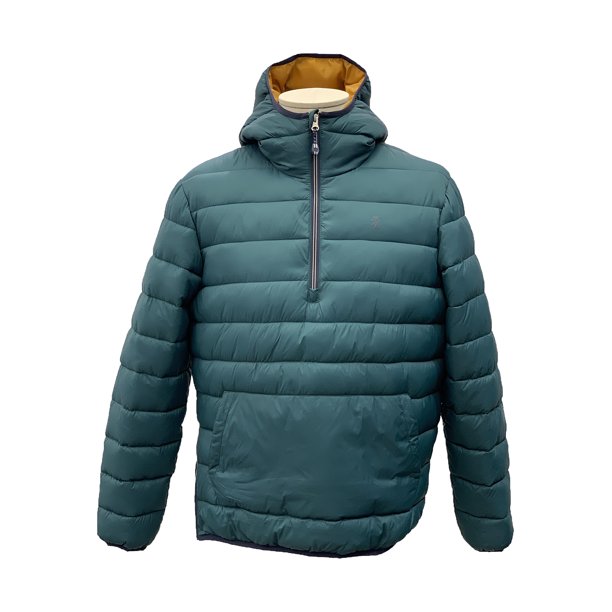 IZOD Men's Quilted Hooded Popover Puffer Jacket