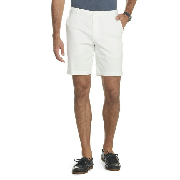 IZOD Men's Saltwater Comfort Flat Front 9.5" Chino Short