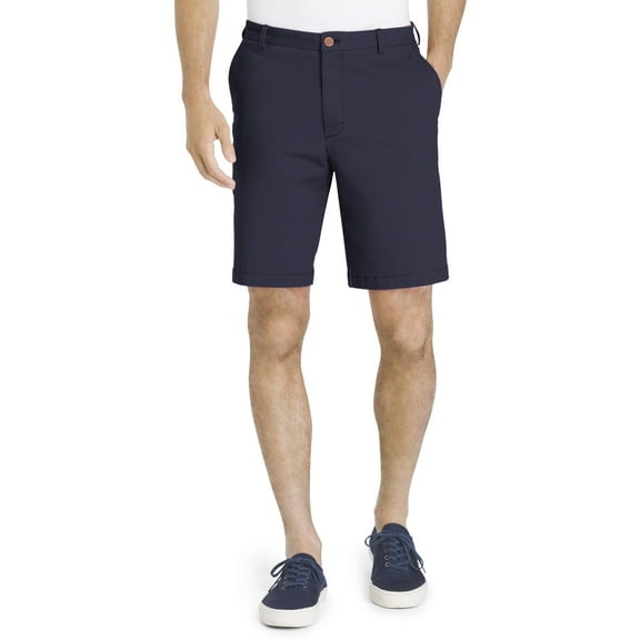 IZOD Men's Saltwater Comfort Flat Front 9.5" Chino Short